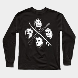 beautiful art four face gift for fans Long Sleeve T-Shirt